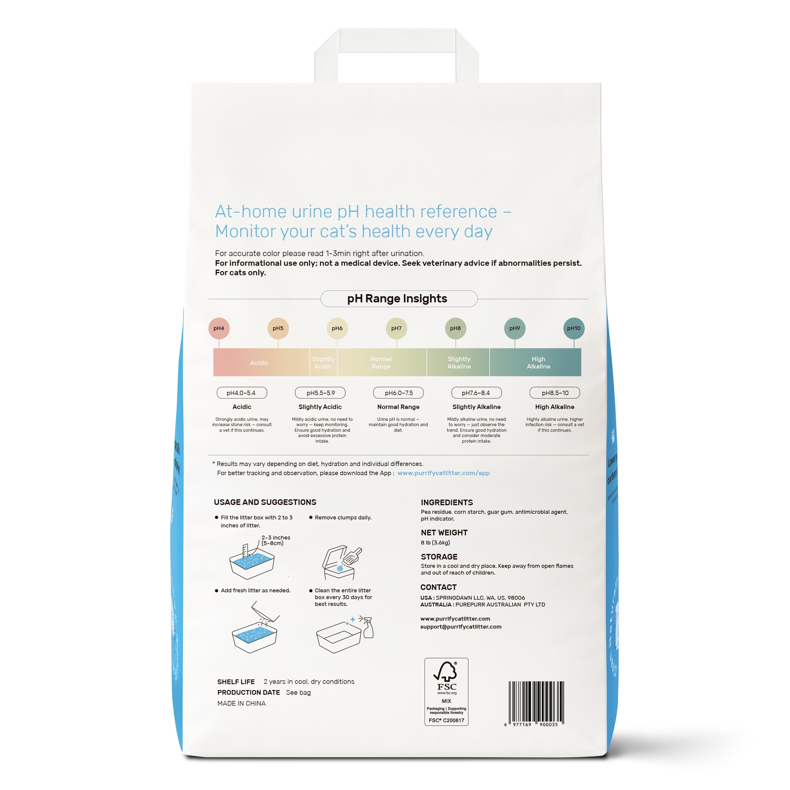 Cat Litter Color Changing Clumping Low Dust