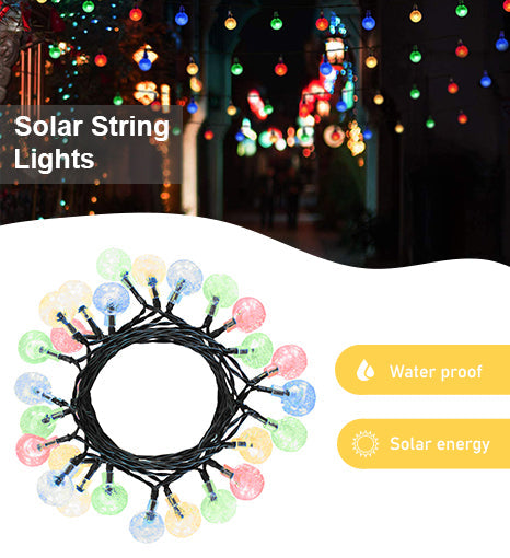 Waterproof Solar Patio Outdoor Camping