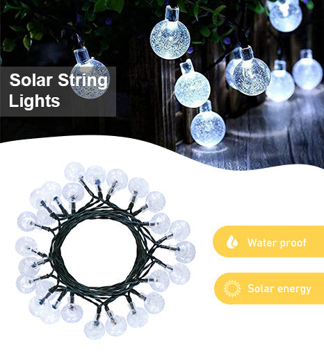 Waterproof Solar Patio Outdoor Camping