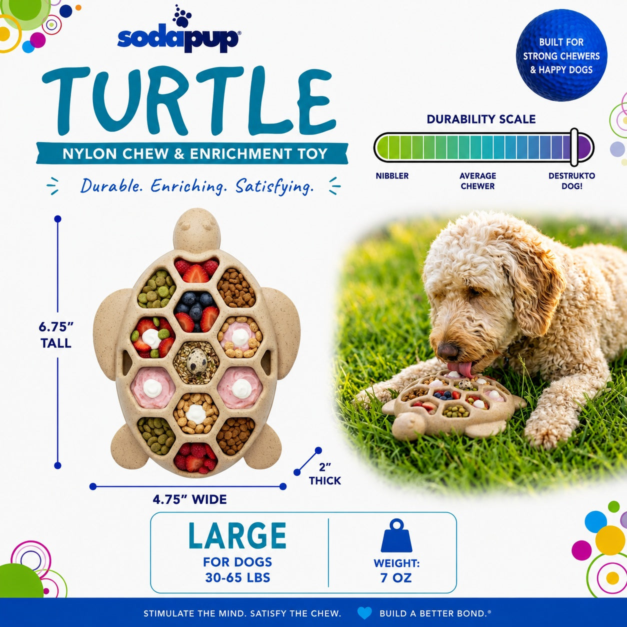 Turtle Nylon Chew Toy