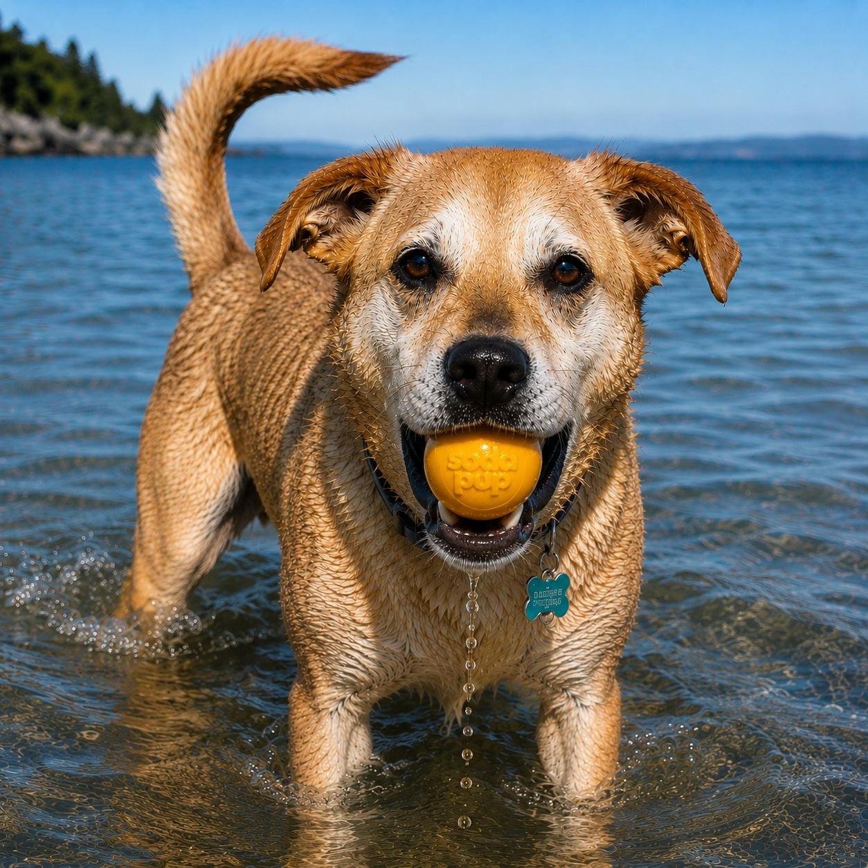 Squeak Ball - Durable Squeaky Dog Toy