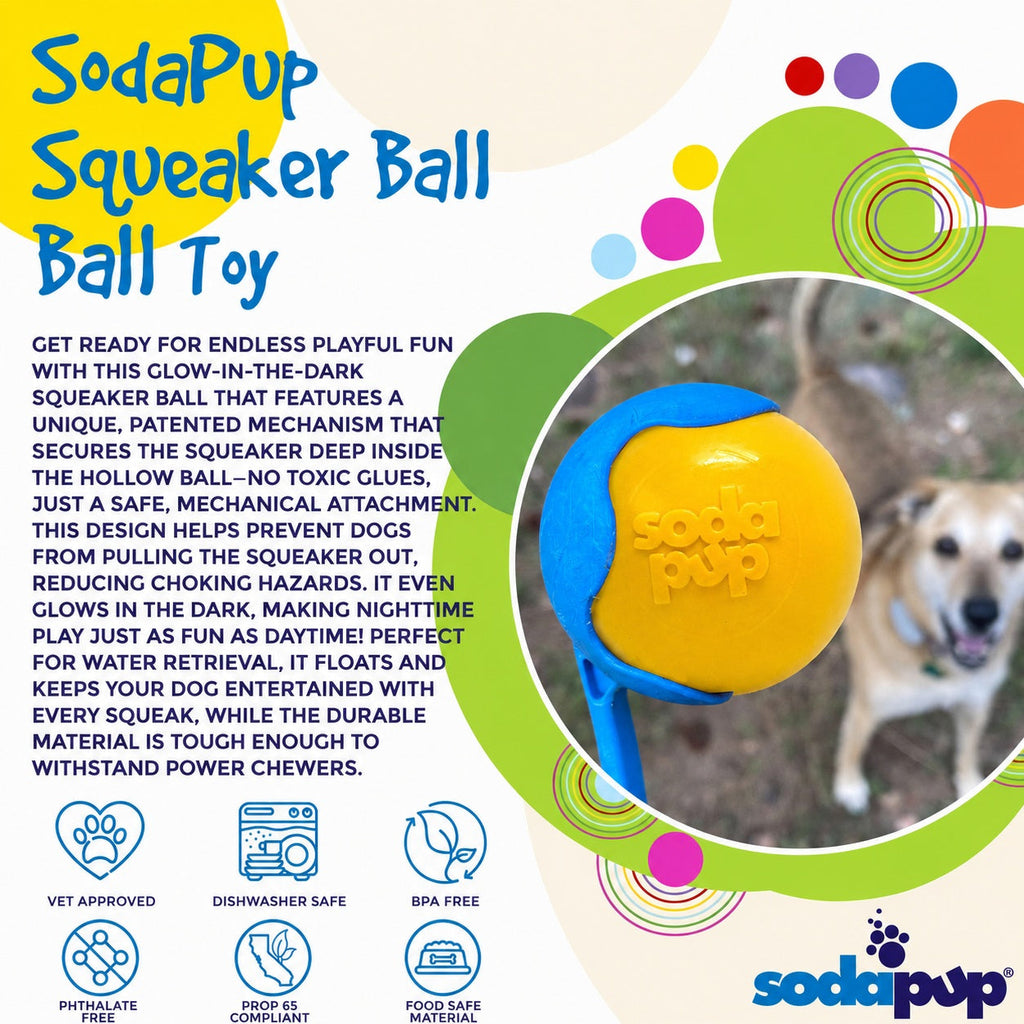Squeak Ball - Durable Squeaky Dog Toy