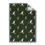 Mallard Duck Jacquard Knit Baby Blanket