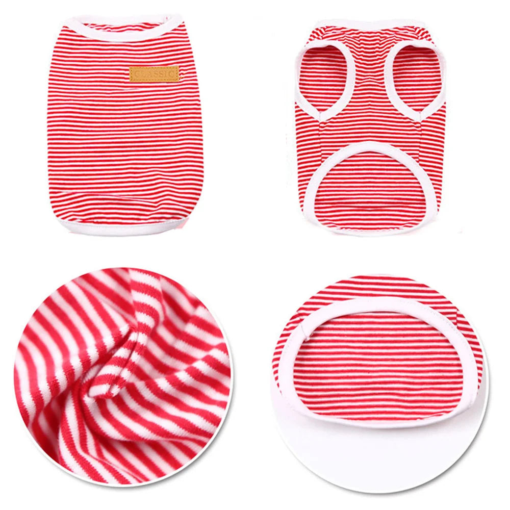 Summer Cotton  Pet Vest Sleeveless T-shirt