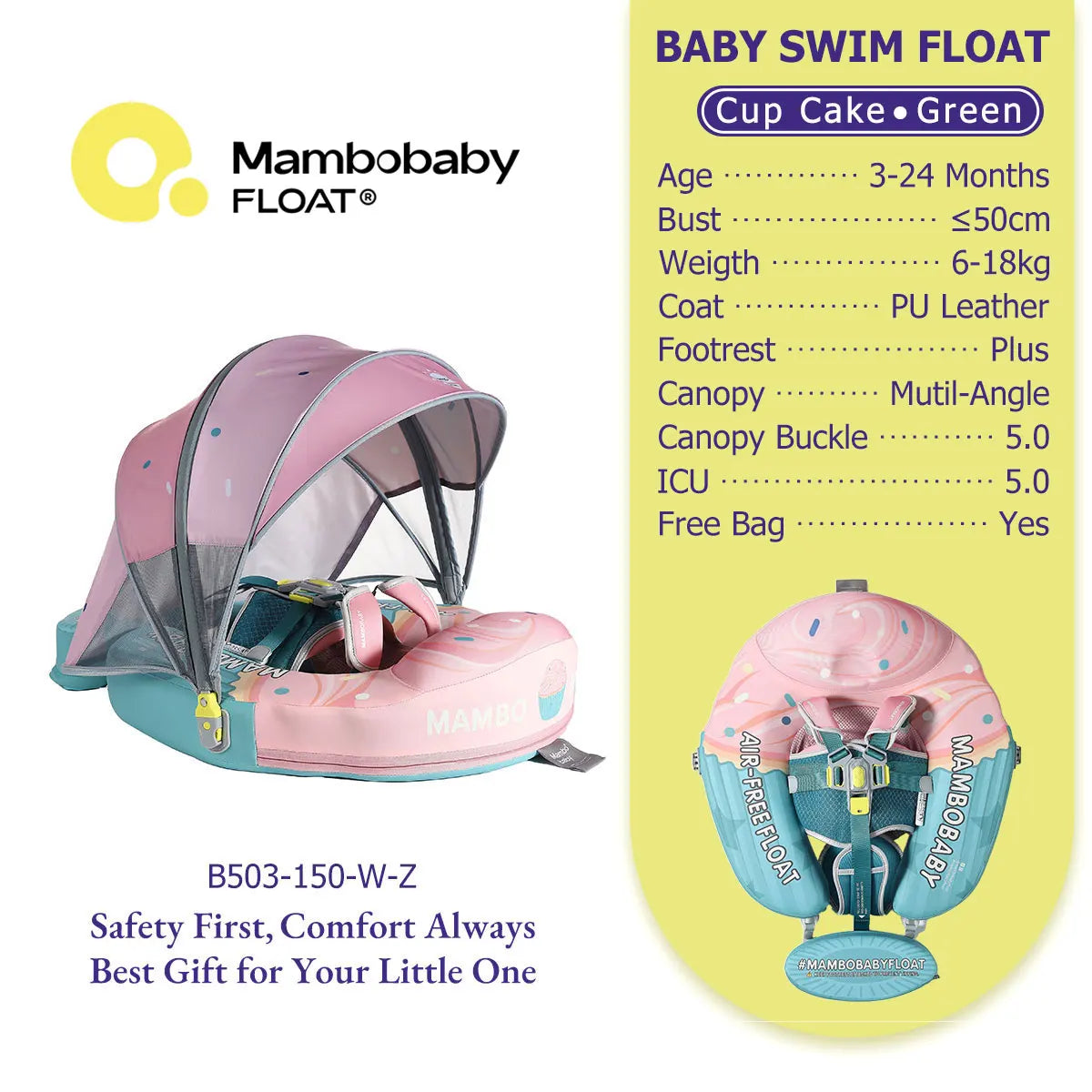 Float Infant With Parasol Beach Toys