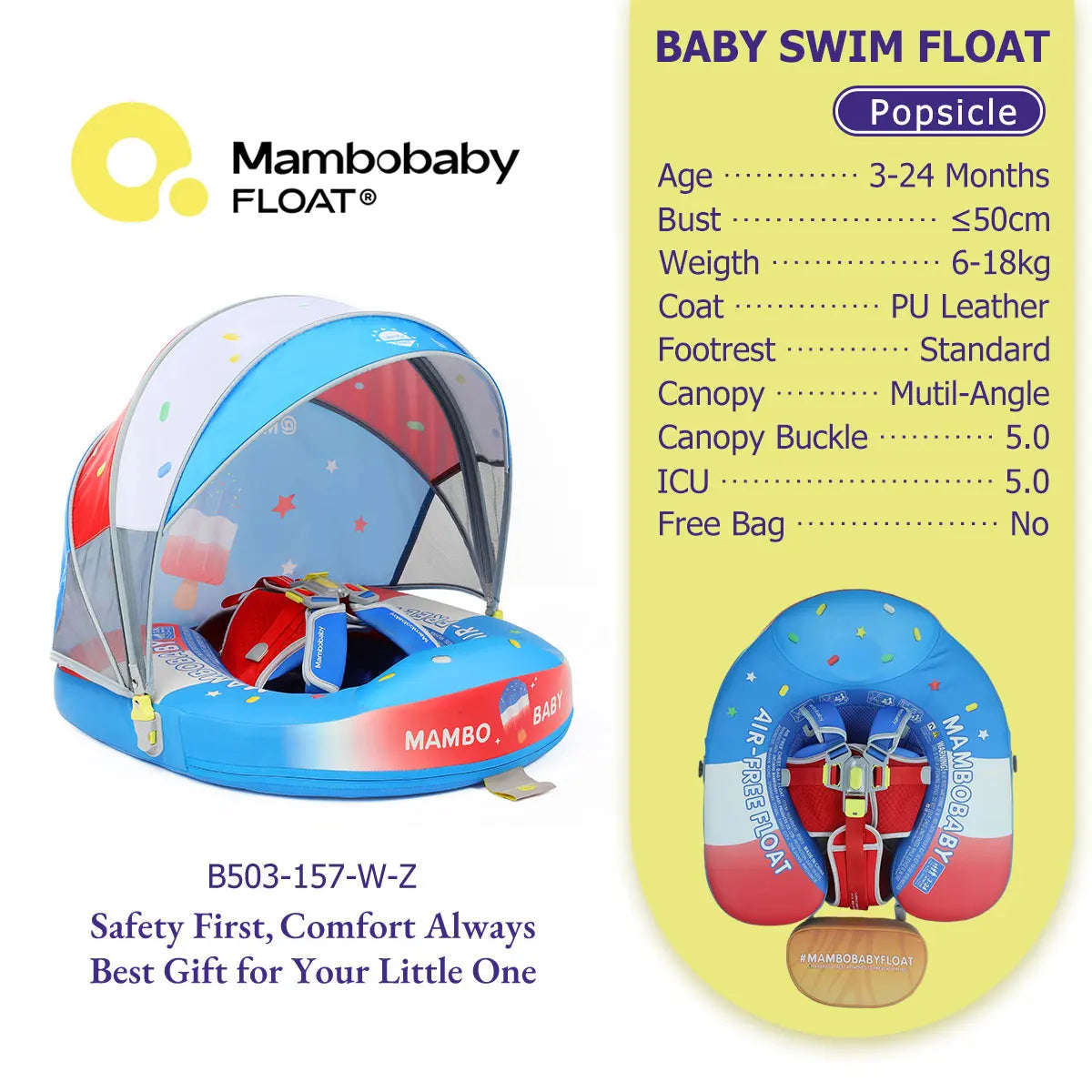 Float Infant With Parasol Beach Toys