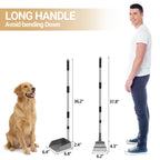 Pet Waste Removal Scoop Tray and Rake Set,