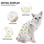 Cat/Kitten Recovery E-Collar Anti-Licking Pajamas Suit