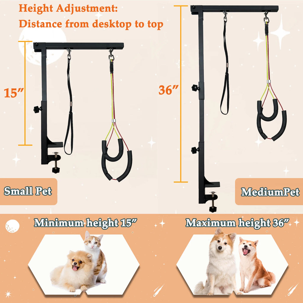 Dog Grooming Table Arm, Height Adjustable