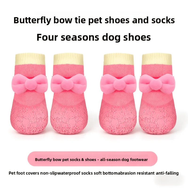 4 Pairs of Pet Shoes,