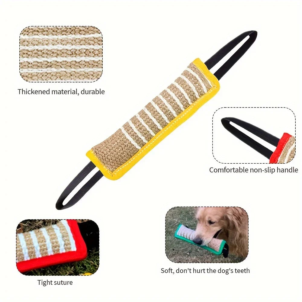 1pc Durable Jute Dog Chew Toy - Bite-Resistant