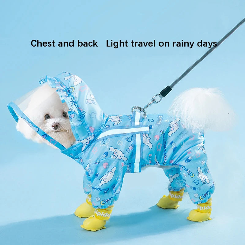Raincoat Waterproof Hood for Dogs of all Sizes