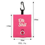 Canvas Poop Bag Dispenser Portable