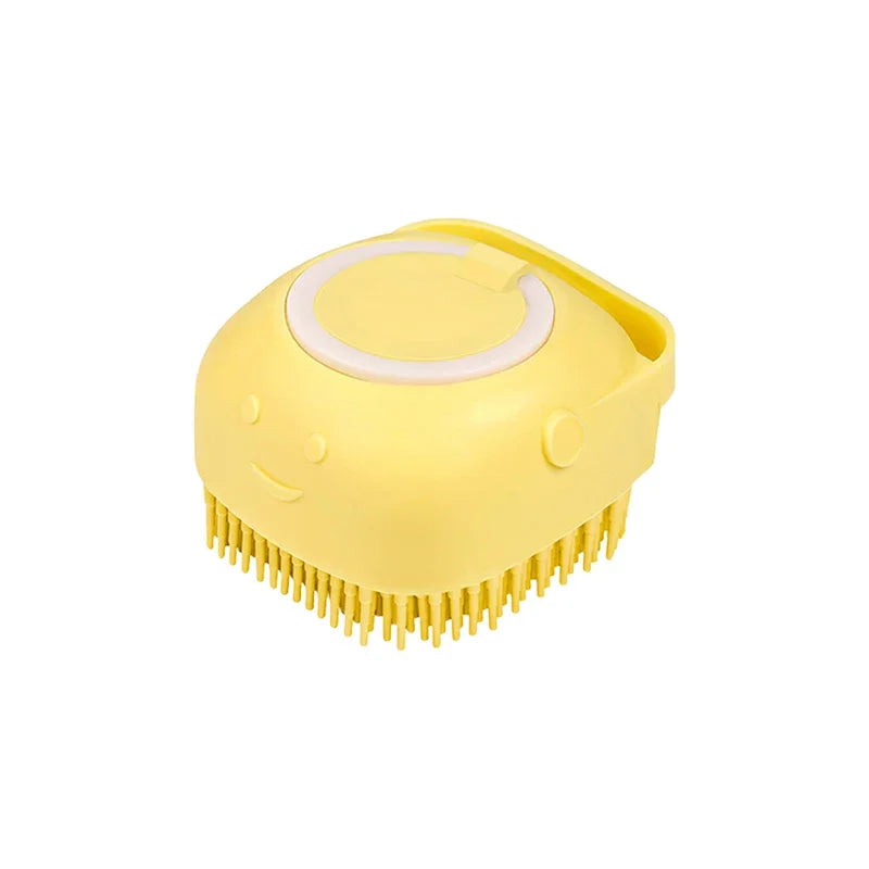 Dog, Cat Shampoo Massage Shower Brush with Dispenser