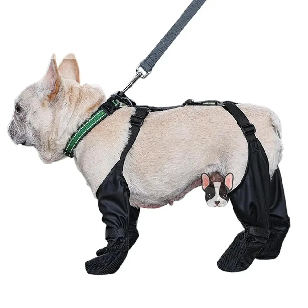 Waterproof Dog Shoes Adjustable Pet Paws Protector