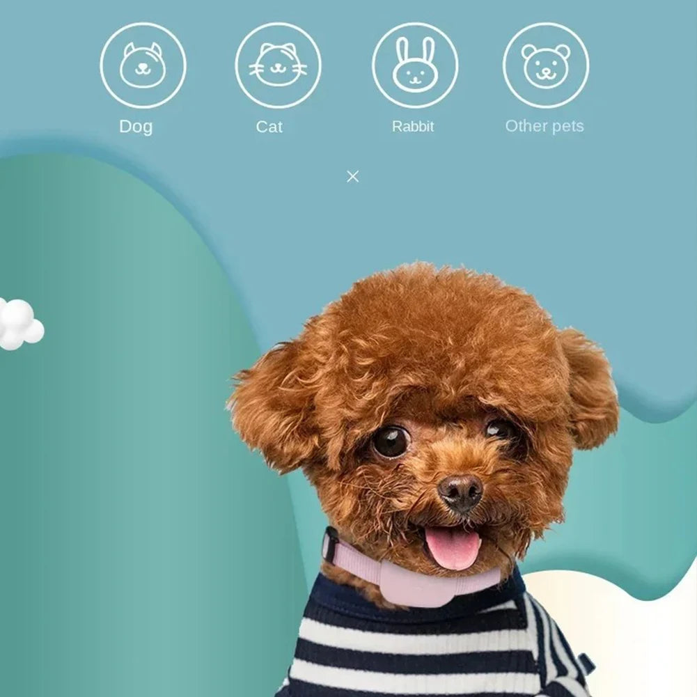 Pet GPS Tracker with Adjustable Collar Smart for Dogs & Cats