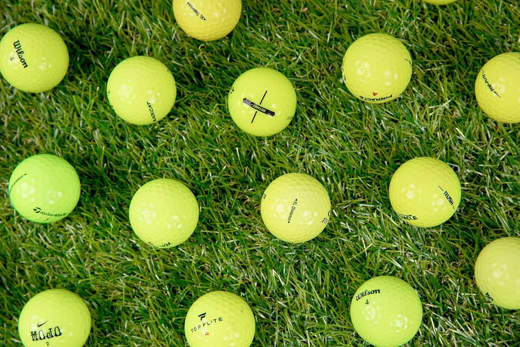 48-Pack Recycled Golf Balls with Mesh Bag