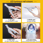 Professional Pet Nail Clipper Scissors With LED Light