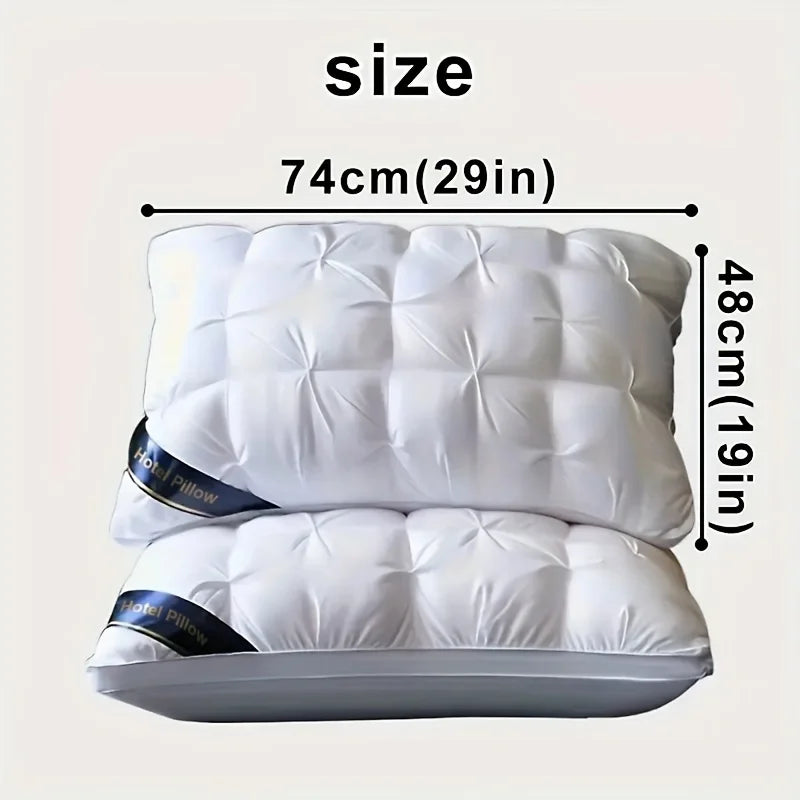 2-Piece Sleep Pillow Set, Soft Supportive Bed Pillows,