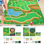 Golf Play Chipping Game 2-in-1 Training Mat