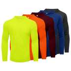 Men's Five Piece Sports T-Shirt, Long Sleeve Hooded
