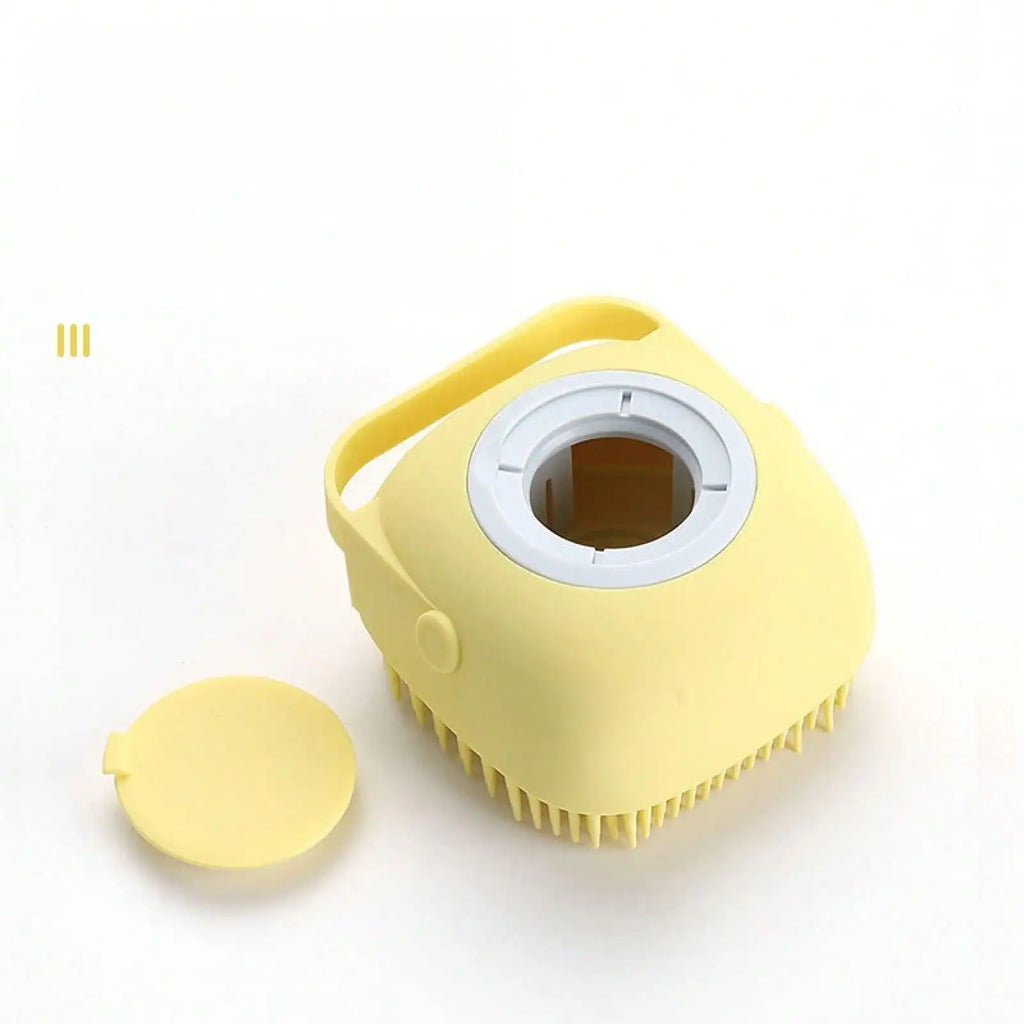 Dog, Cat Shampoo Massage Shower Brush with Dispenser
