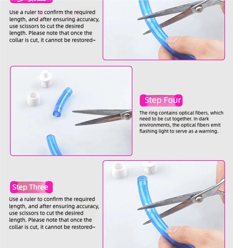 LED Glowing Dog Collar USB Rechargeable