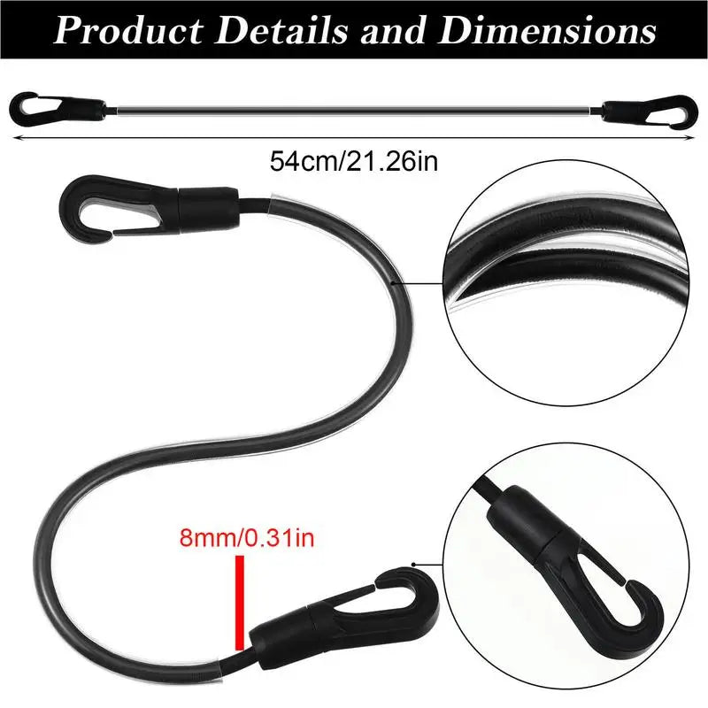Horse Blanket Straps Adjustable Elastic Tail Strap
