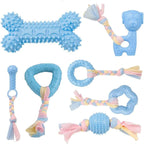 Assorted Squeaky Chew Bones for Aggressive Chewers