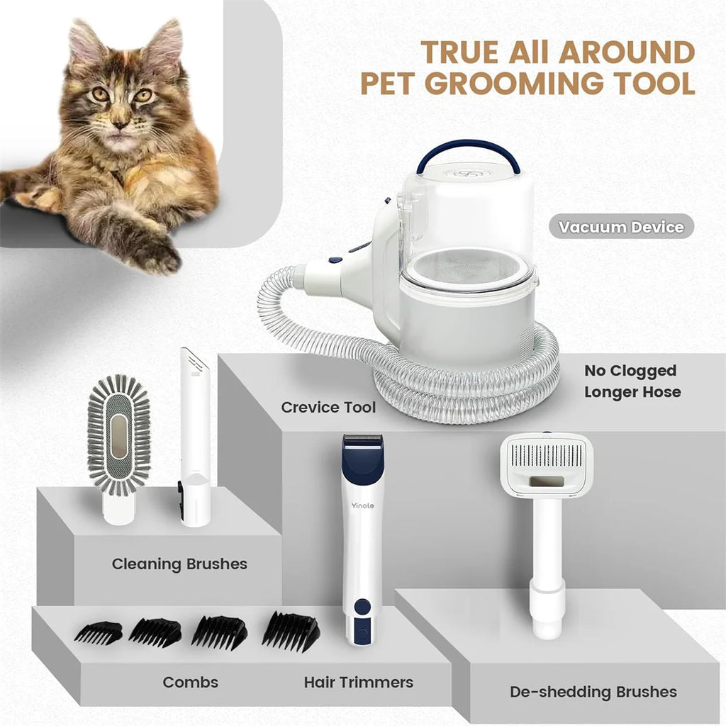 Dog Grooming Vacuum, with Clippers, Deshedding Grooming Tools