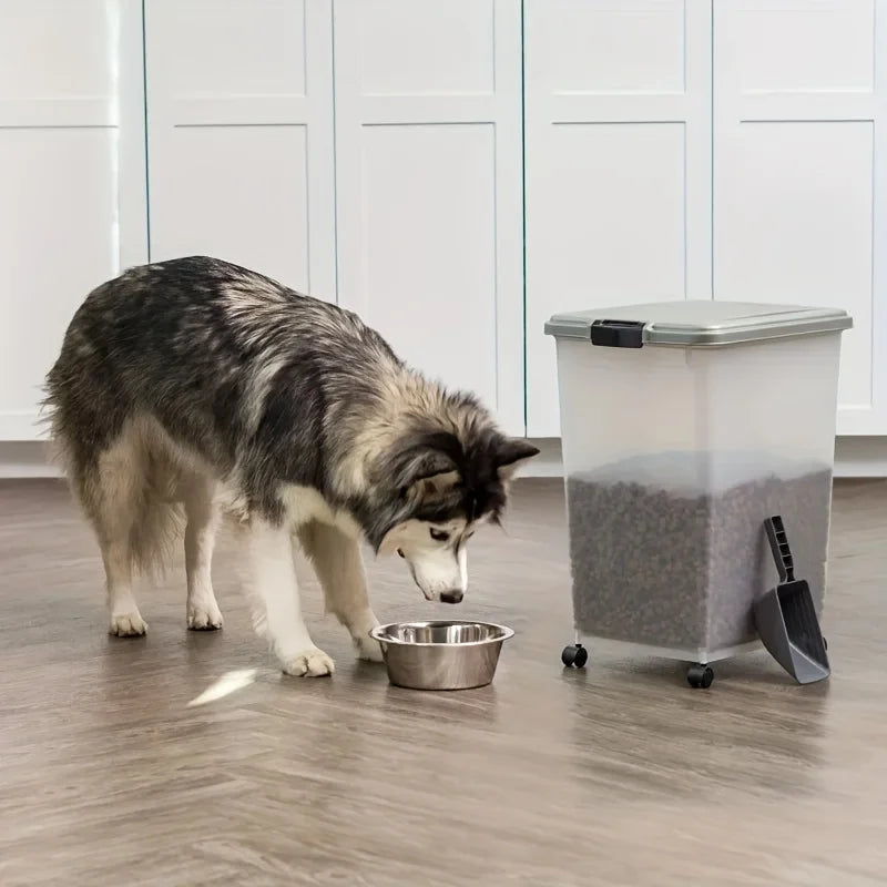Dog Food Storage Container, 30 Lbs & 11 Lbs Combo