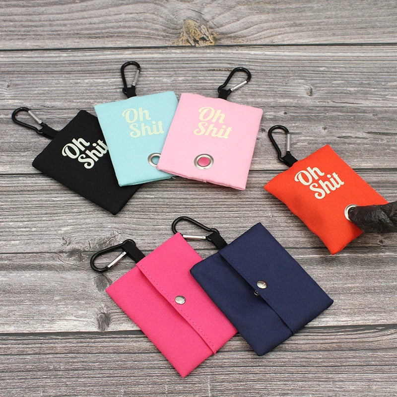 Canvas Poop Bag Dispenser Portable