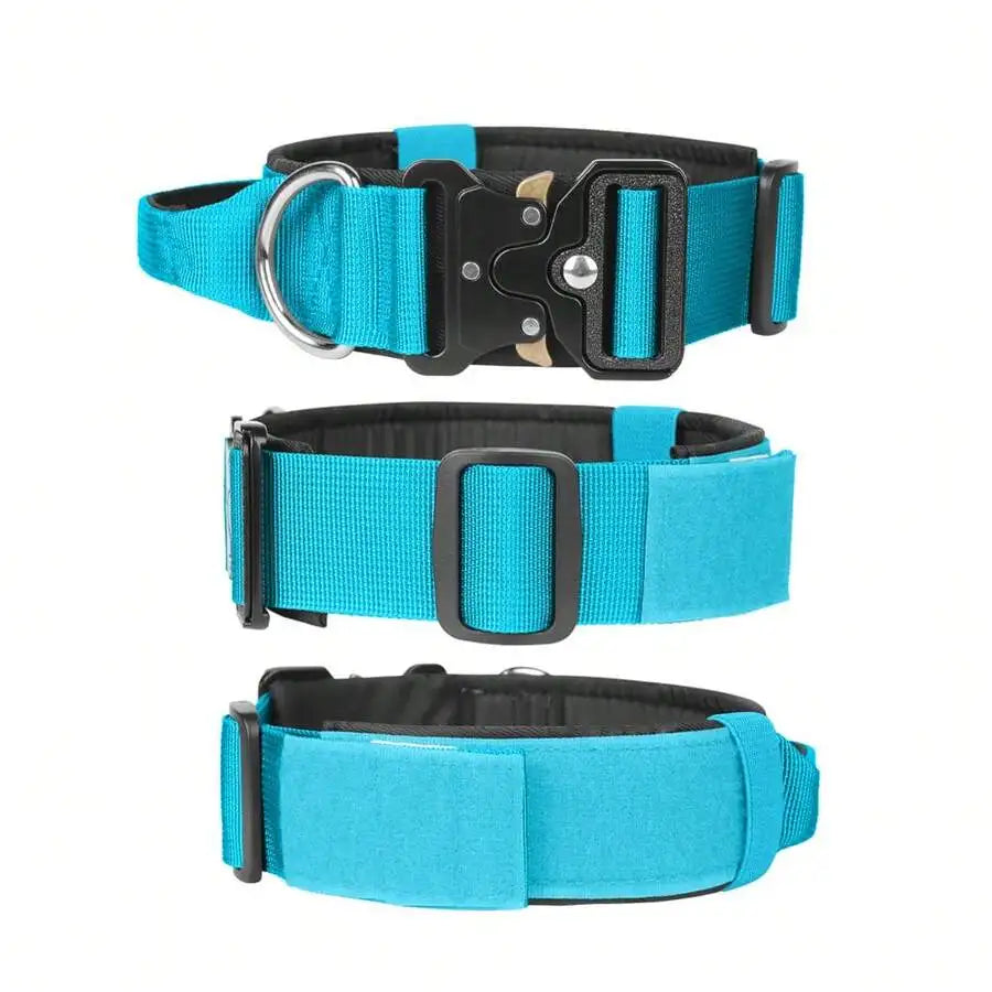 Adjustable Tactical Dog Collar with Handle