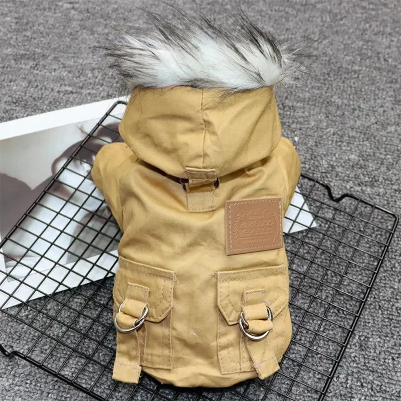 Coat Warm Hooded Jacket For Small Medium Dogs