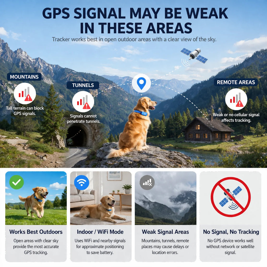 GPS Pet Tracker 4G for Dogs & Cats