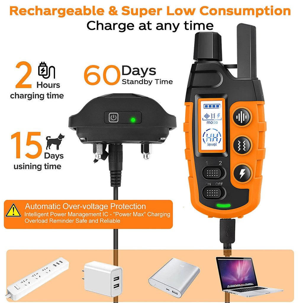 3300Ft Electric Dog Training Collar Remote Control