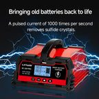 Auto DC12V 24V Battery Charger Smart LCD Display