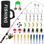 Kids Extendable Fishing Rod Set With Carry Bag