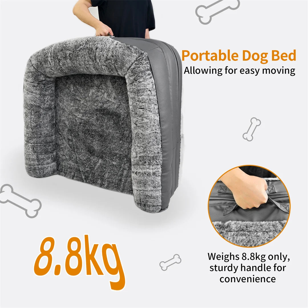 Human-Size Calming Dog Bed Foldable Orthopedic