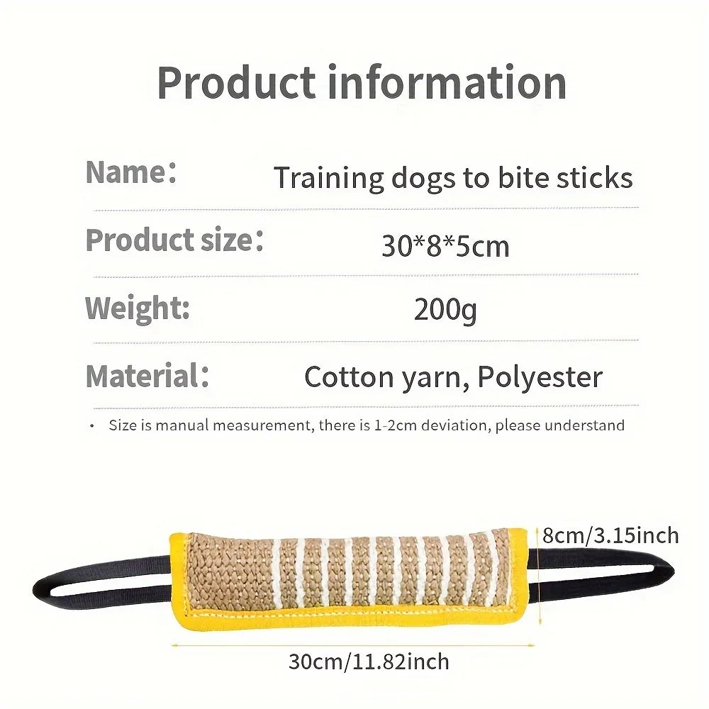 1pc Durable Jute Dog Chew Toy - Bite-Resistant