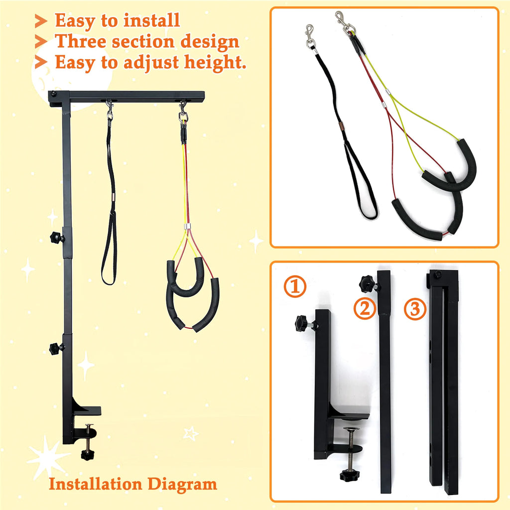 Dog Grooming Table Arm, Height Adjustable