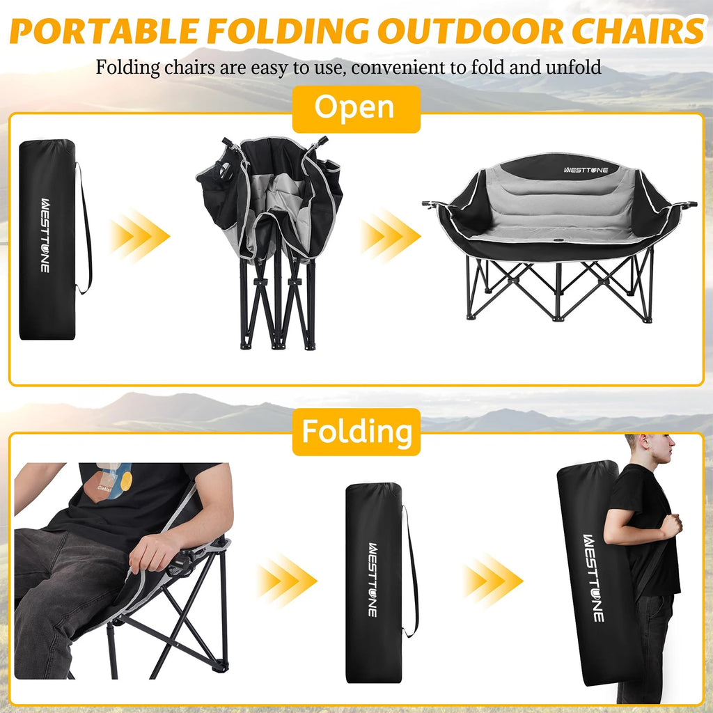 Oversized Double Camping Chair