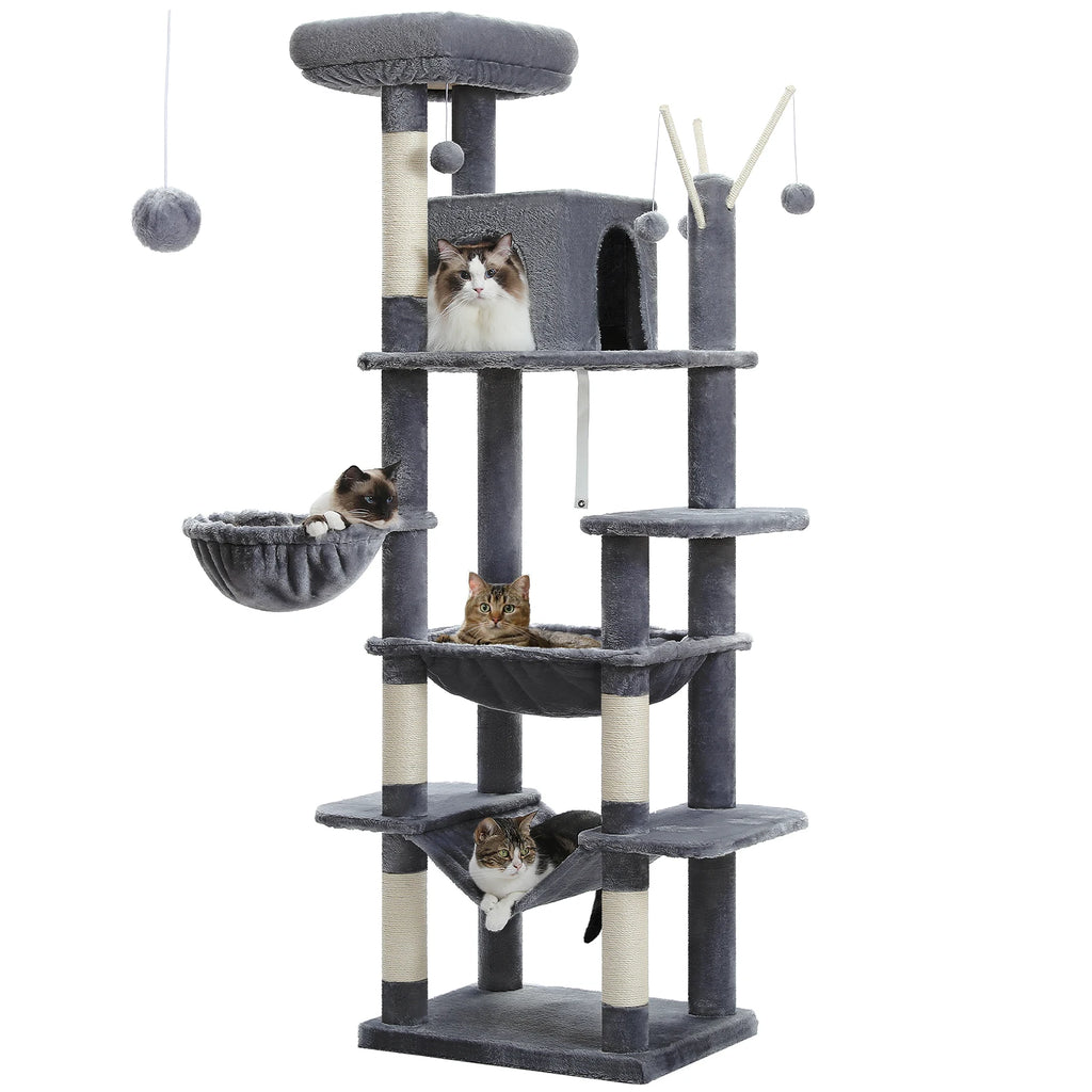 Large Cat Tree For Indoor Cat Climbing