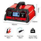 Auto DC12V 24V Battery Charger Smart LCD Display