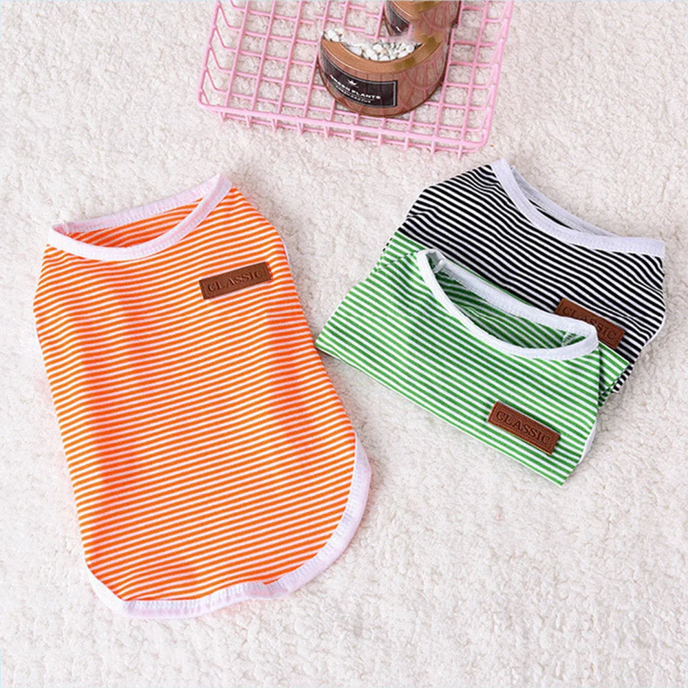 Summer Cotton  Pet Vest Sleeveless T-shirt