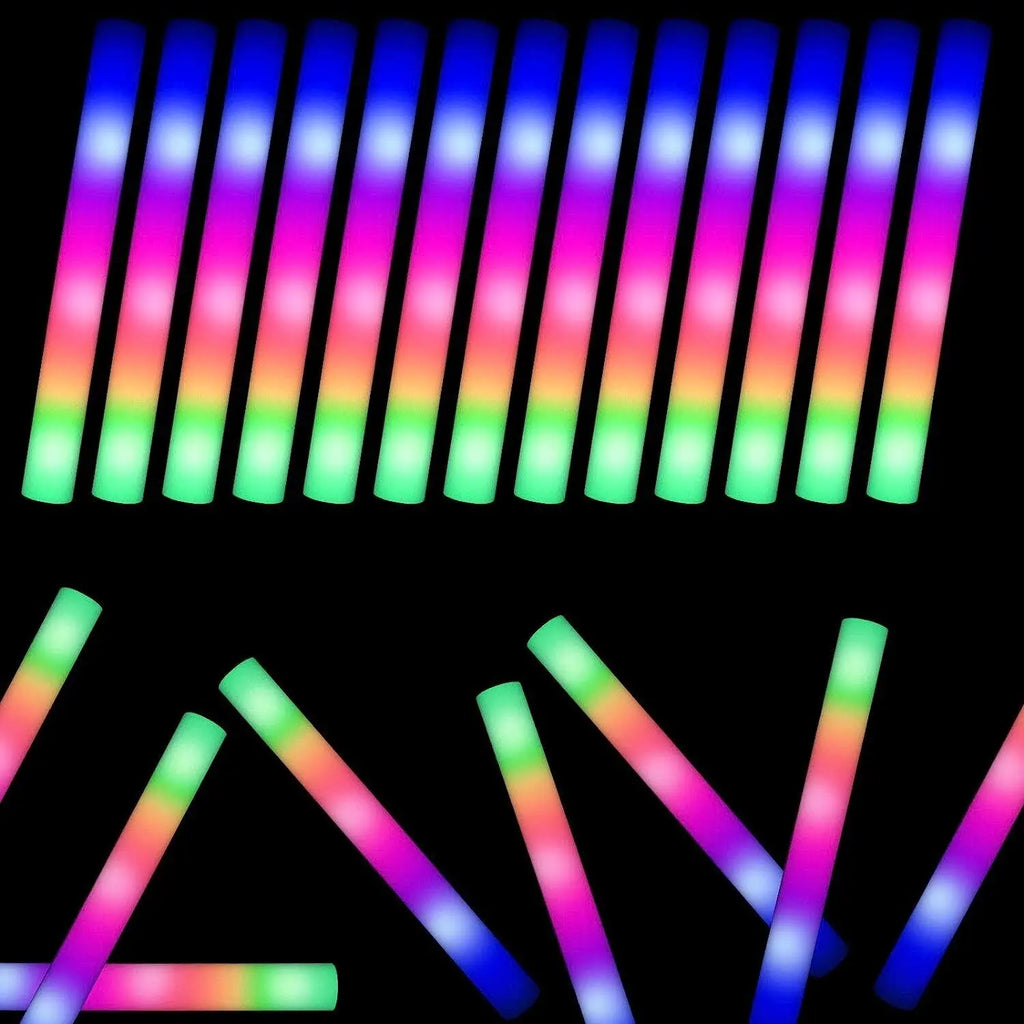 110pcs LED Foam Glow Sticks Glow Party Supply