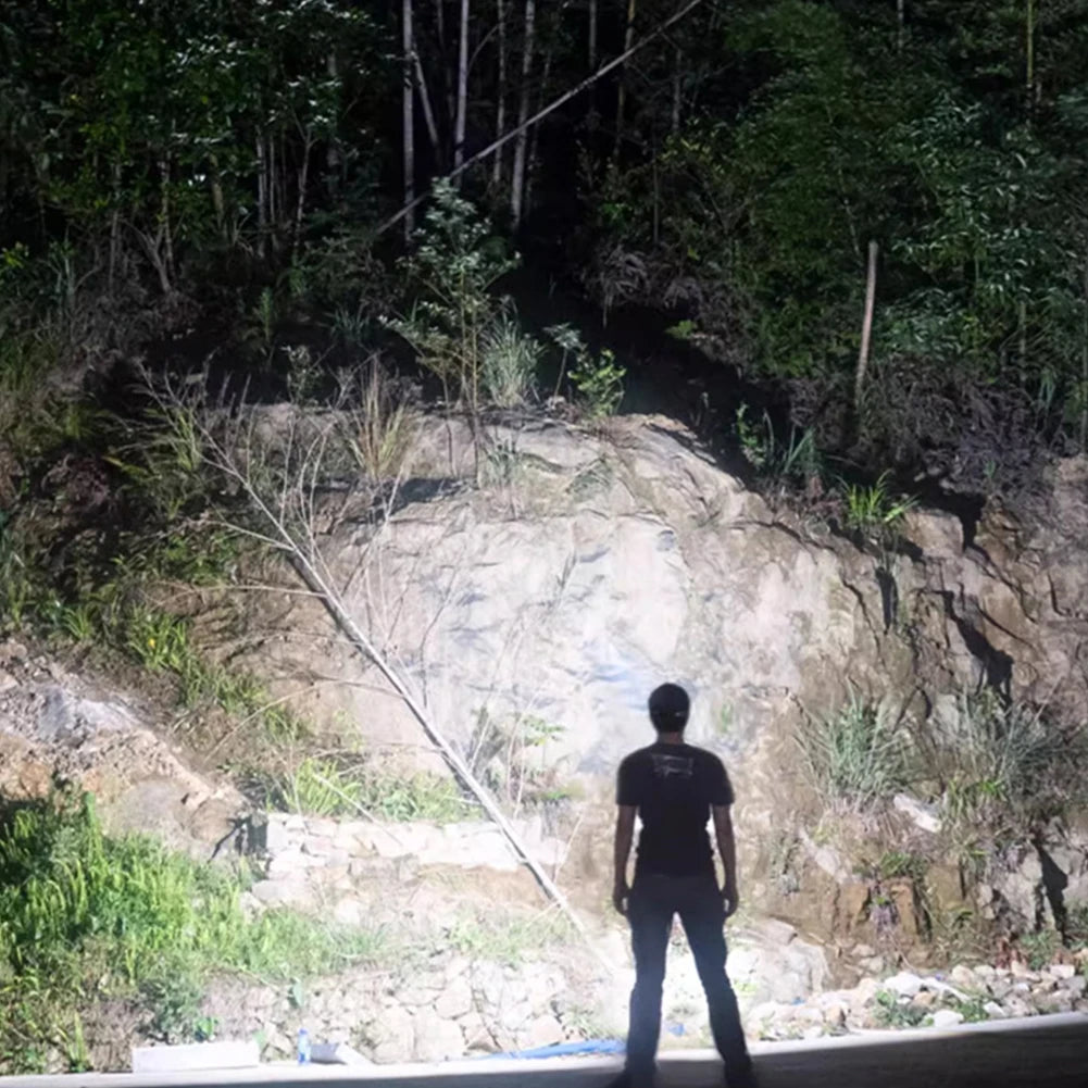 LED Strong Headlight Motion Sensor Induction  Power Display