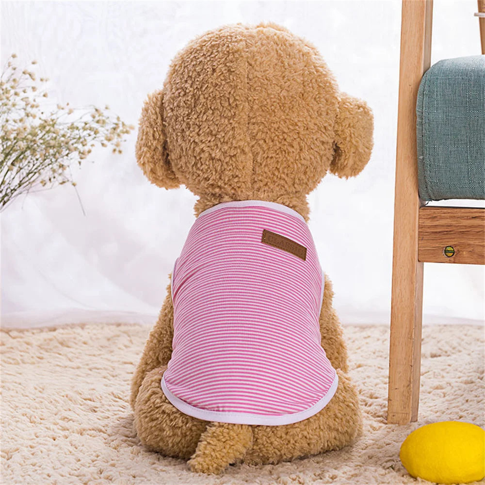 Summer Cotton  Pet Vest Sleeveless T-shirt