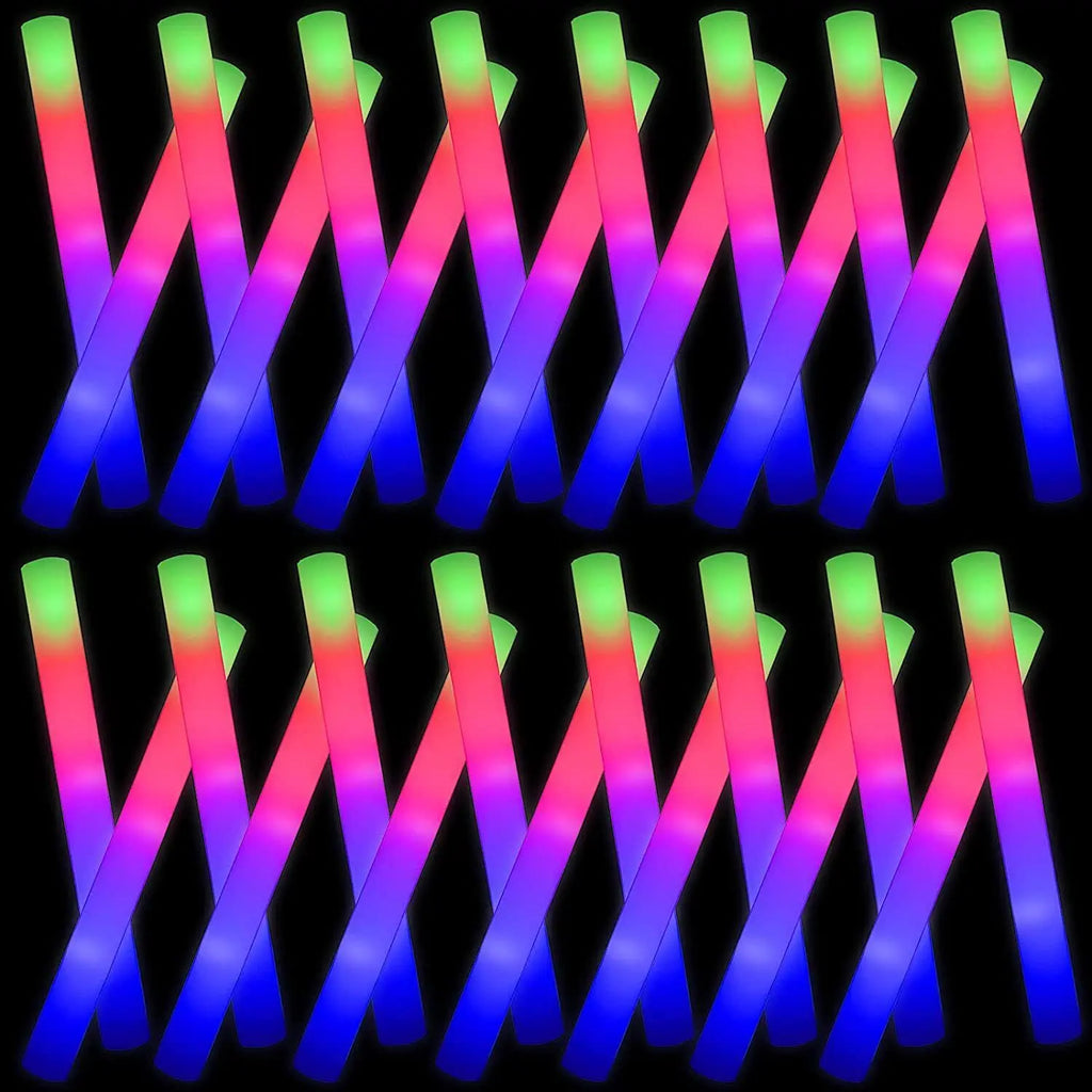 110pcs LED Foam Glow Sticks Glow Party Supply