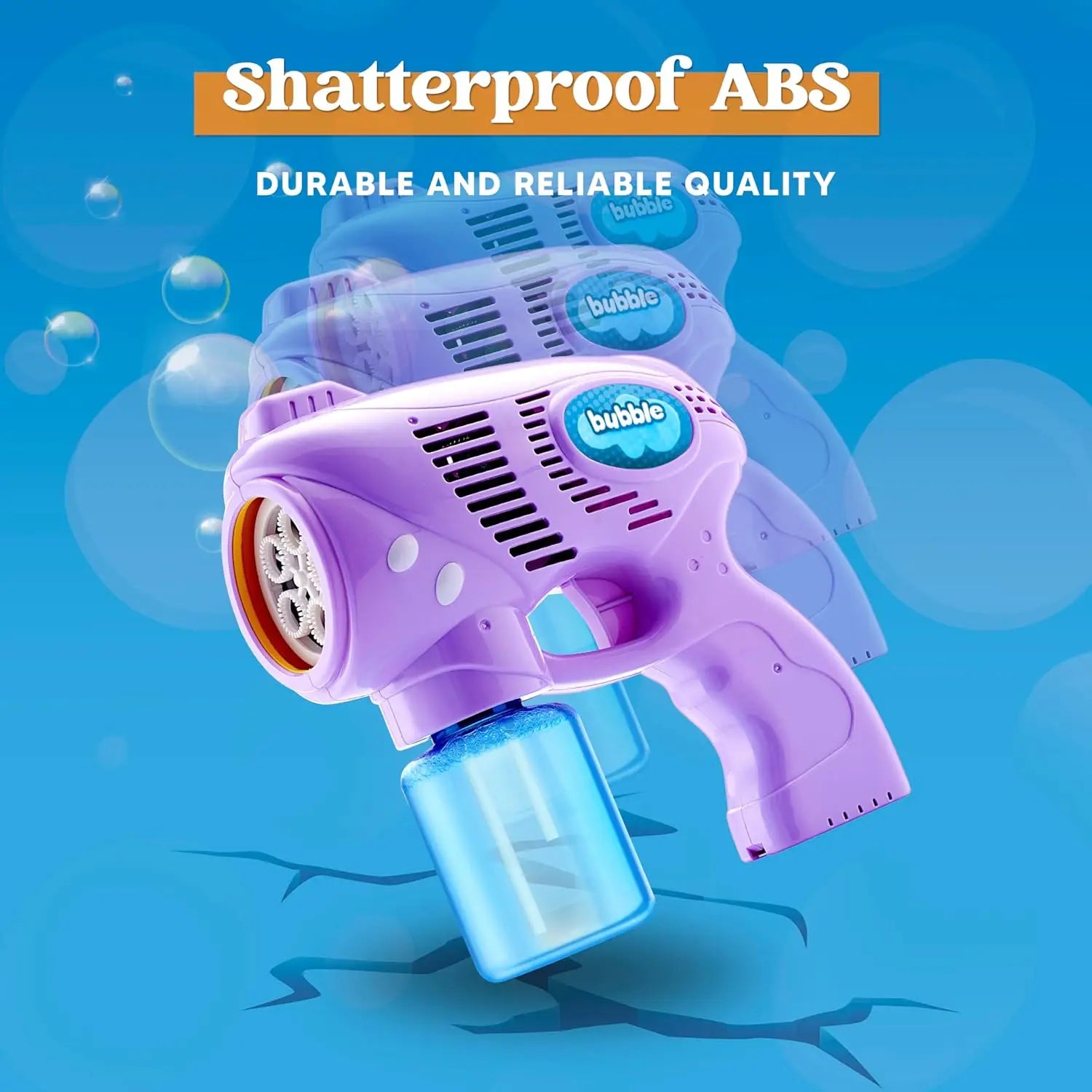 2 Bubble Guns with Refill Solution